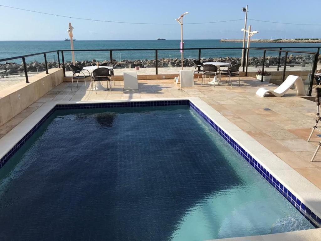 804 Lindo Flat Mobiliado Com Vista Lateral Mar Na Praia De Iracema Apartment Форталеза Екстериор снимка