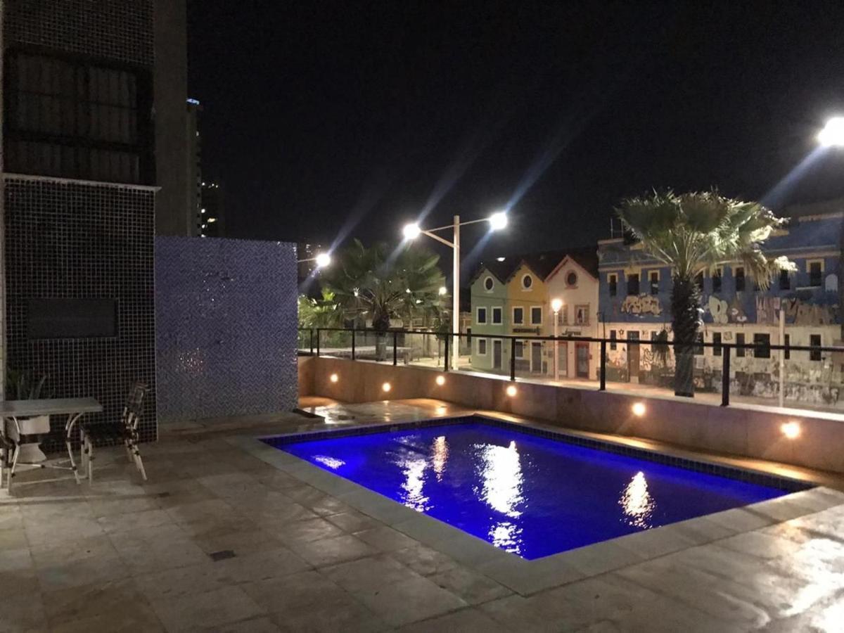 804 Lindo Flat Mobiliado Com Vista Lateral Mar Na Praia De Iracema Apartment Форталеза Екстериор снимка
